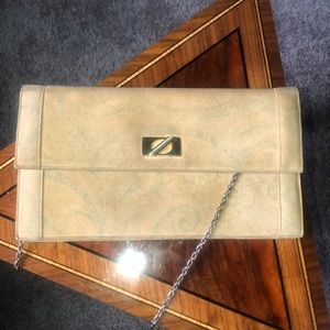 VNTG Varon Suede Clutch